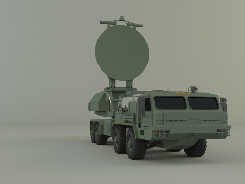 Krasukha 4 electronic warfare 3D Модель