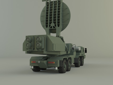 Krasukha 4 electronic warfare 3D Модель