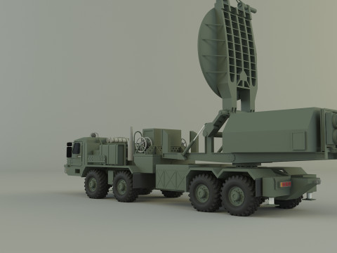 Krasukha 4 electronic warfare 3D Модель