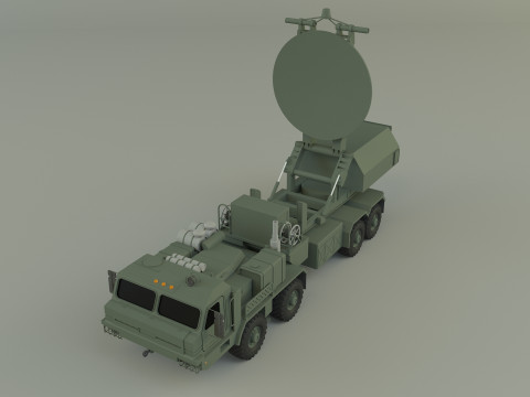 Krasukha 4 electronic warfare 3D Модель