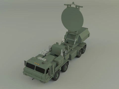 Krasukha 4 electronic warfare 3D Model