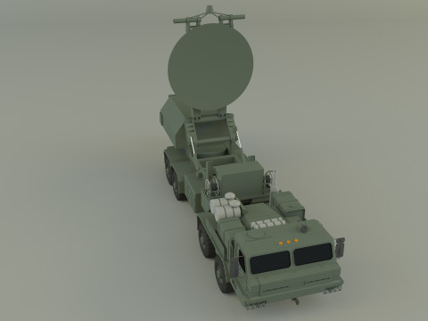 Krasukha 4 electronic warfare 3D Модель