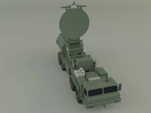Krasukha 4 electronic warfare 3D Model