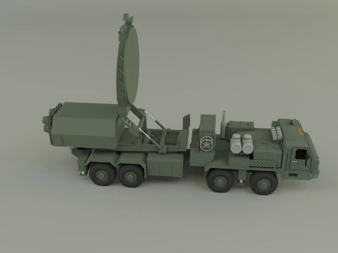 Krasukha 4 electronic warfare 3D Model