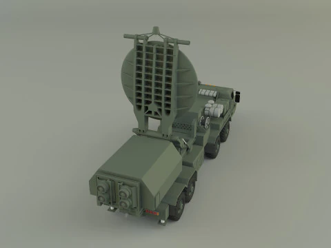 Krasukha 4 electronic warfare 3D Model