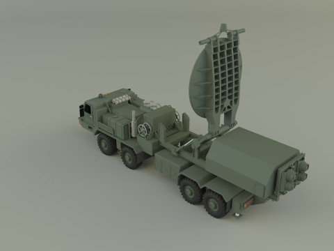 Krasukha 4 electronic warfare 3D Модель