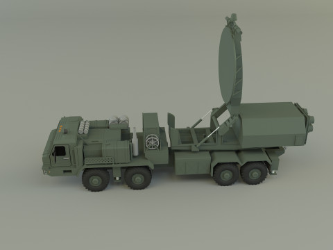 Krasukha 4 electronic warfare 3D Модель
