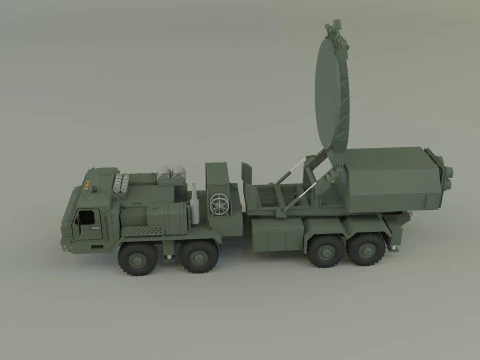 Krasukha 4 electronic warfare 3D Model