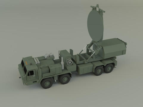 Krasukha 4 electronic warfare 3D Модель