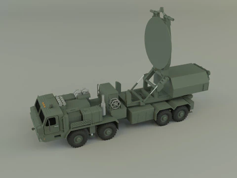 Krasukha 4 electronic warfare 3D Model