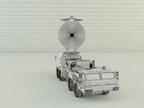 Krasukha 4 electronic warfare 3D Model