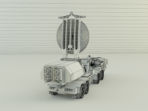 Krasukha 4 electronic warfare 3D Модель