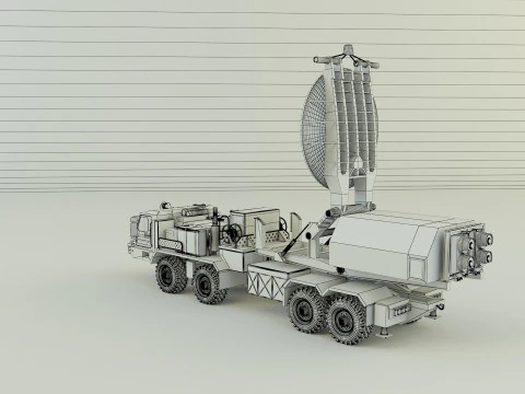 Krasukha 4 electronic warfare 3D Model