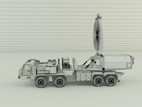 Krasukha 4 electronic warfare 3D Модель