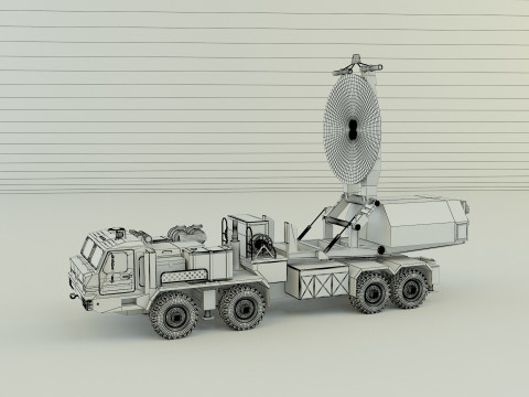 Krasukha 4 electronic warfare 3D Модель