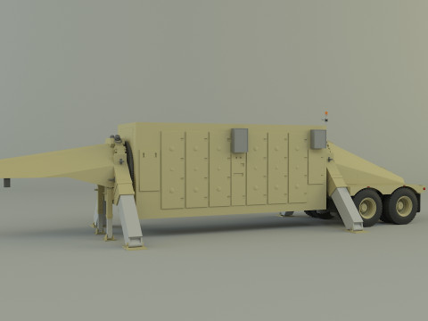 Trailer an tpy 2 radar Modèle 3D