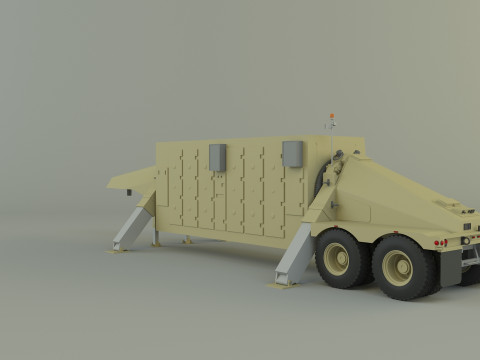 Trailer an tpy 2 radar Modèle 3D