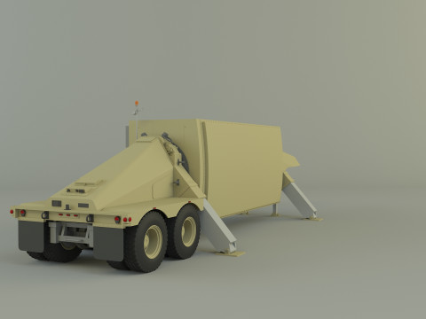 Trailer an tpy 2 radar Modèle 3D