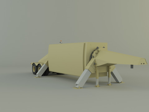 Trailer an tpy 2 radar Modèle 3D