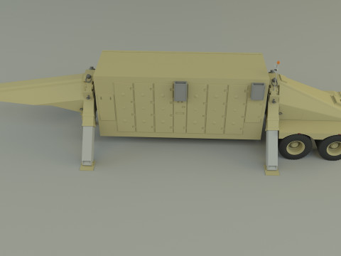 Trailer an tpy 2 radar Modèle 3D