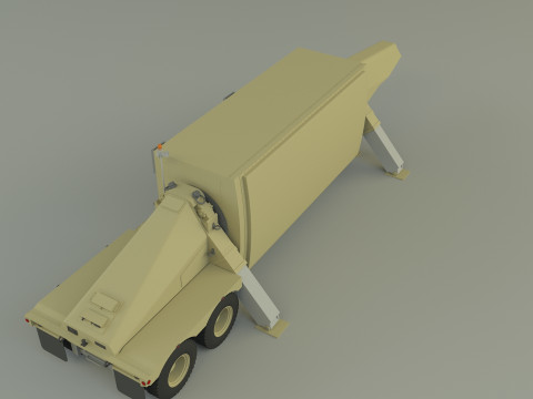 Trailer an tpy 2 radar Modèle 3D