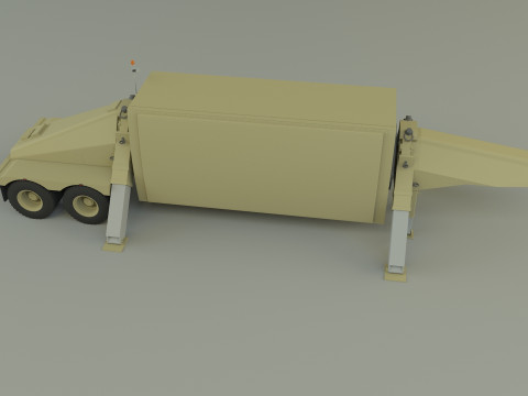 Trailer an tpy 2 radar Modèle 3D