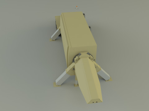 Trailer an tpy 2 radar Modèle 3D
