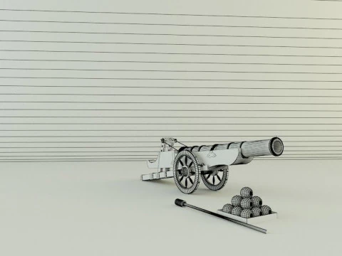 Antique soldier 3D Model