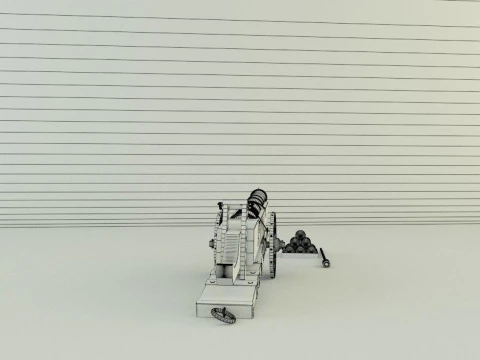 Antique soldier 3D Model