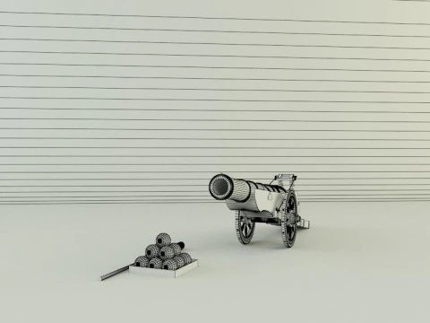 Antique soldier 3D Model