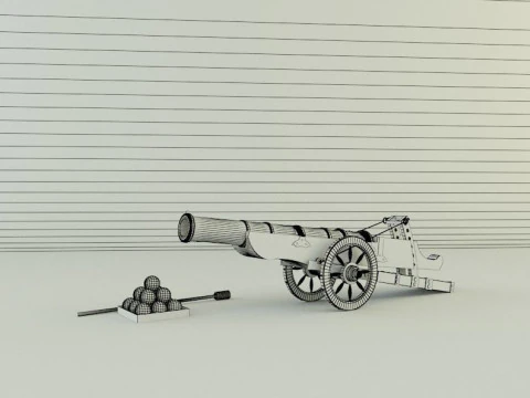 Antique soldier 3D Model