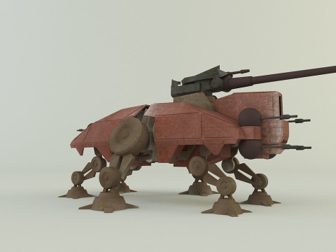 AT-TE Walker combat robot 3D Model