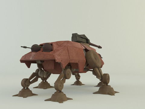 AT-TE Walker combat robot 3D Model