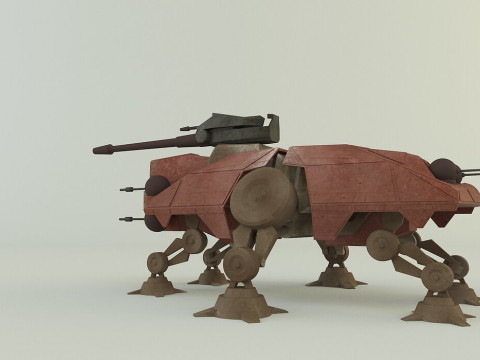 AT-TE Walker combat robot 3D Model