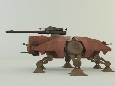Rob&ocirc; de combate AT-TE Walker Modelo 3D