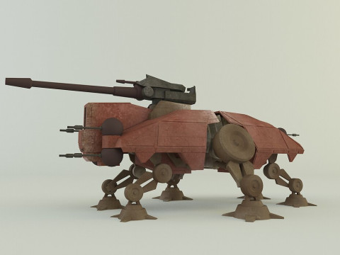 AT-TE Walker combat robot 3D Model