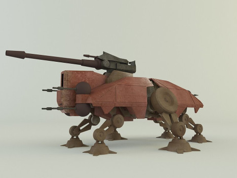 AT-TE Walker combat robot 3D Model