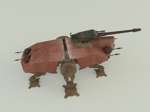 AT-TE Walker combat robot 3D Model