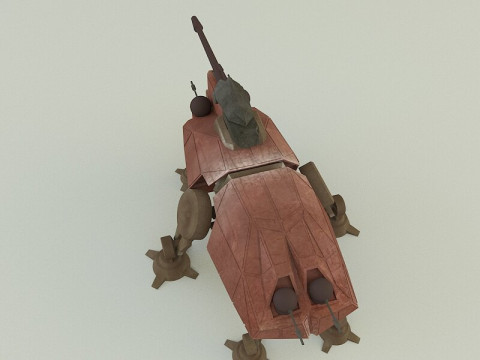 AT-TE Walker combat robot 3D Model