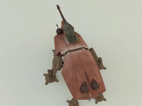 Rob&ocirc; de combate AT-TE Walker Modelo 3D