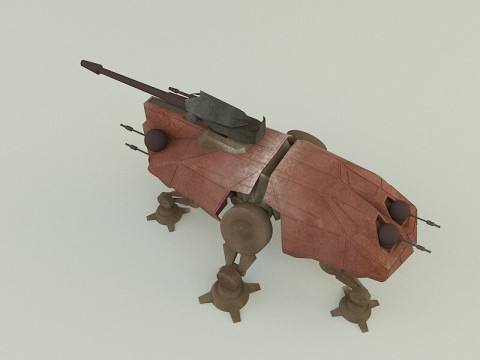 AT-TE Walker combat robot 3D Model