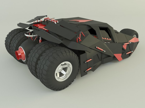 Batmobile car 3D 3D मॉडल