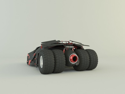Batmobile car 3D 3D-Modell