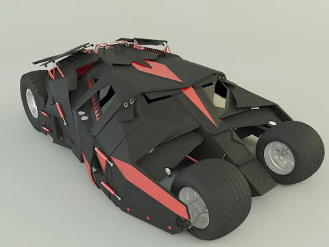 Batmobile car 3D 3D Model
