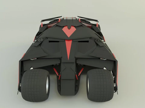 Batmobile car 3D 3D Model