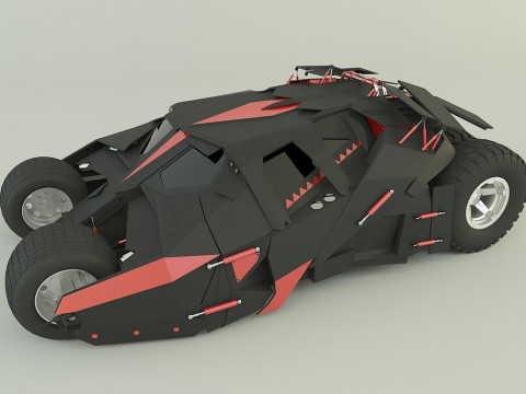 Batmobile car 3D 3D-Modell