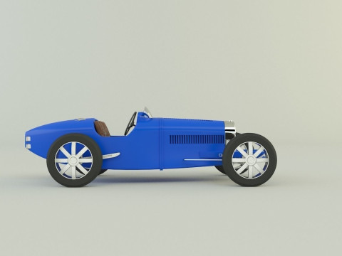 Bugatti type 35 B 3D Model
