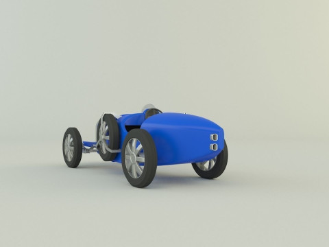 Bugatti type 35 B 3D Model