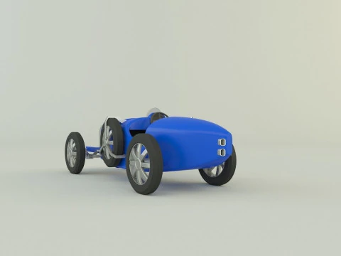 Bugatti type 35 B 3D Model