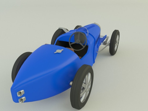 Bugatti type 35 B 3D Model